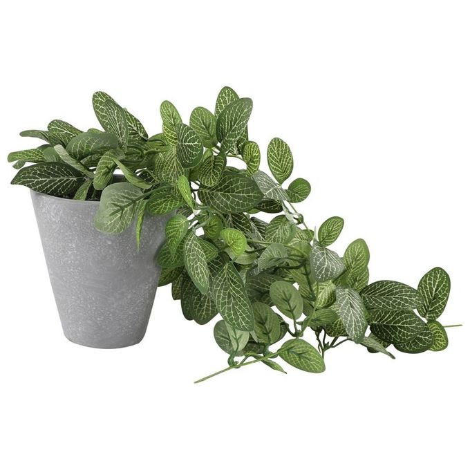 Edera artificiale in Vaso di Cemento 11X35 cm