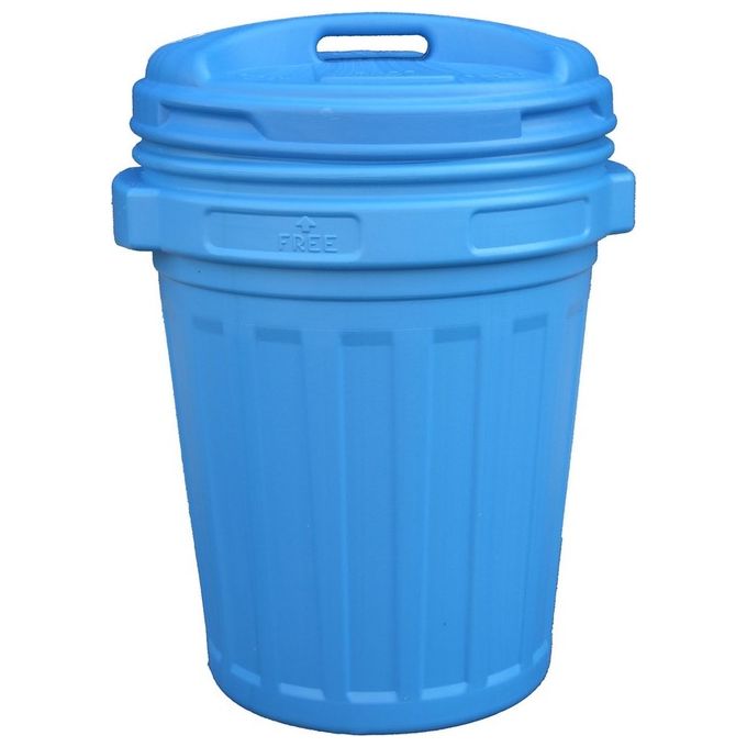 Bidone Coperchio A Vite Lt.70 Gialli