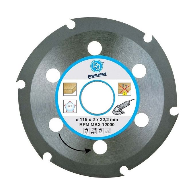 Poggi Disco Da Taglio Per Legno Pvc E Materiali Plastici Foro 22 115