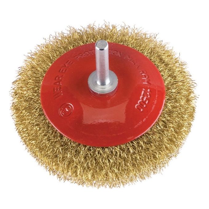 Poggi Spazzola Conica Filo Acciaio 90 Mm Gambo 6 Mm