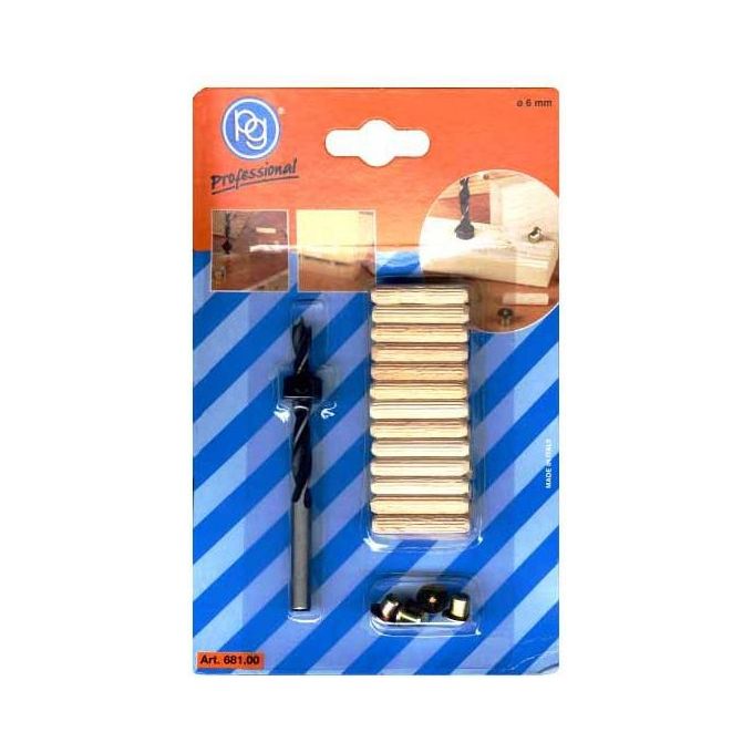 Pg Tassello Legno Kit Assemblaggio Mm 6