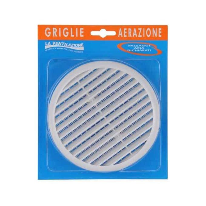 Laventilazione Griglia Pl 120 Tonda Rete 100 Bl