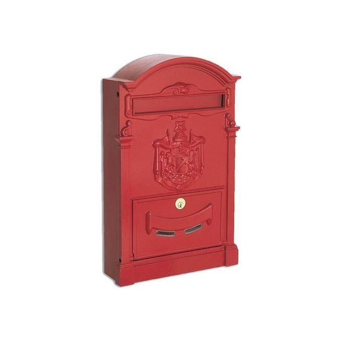 Alubox Residence Maxi Cassetta Postale Rosso
