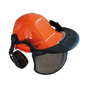 Vigor-Blinky Elmetti Protezione Jack con Cuffie e Visiera Arancione