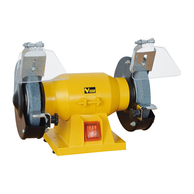 Vigor Smerigliatrice Doppia Vsm-250 Nastro-Mola 250 Watt
