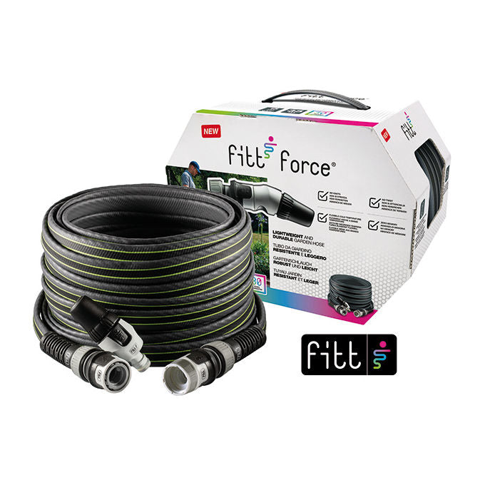 Vigor-Blinky Tubo Fitt Force Grey Lime Nts con Lancia e 2 Raccordi 15mt 5-8