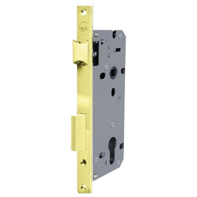 Yale 52X0035 Serratura Patent Bordo Quadro E 35 Interasse Maniglia 85 Scrocco Catenaccio Ottone Lucido