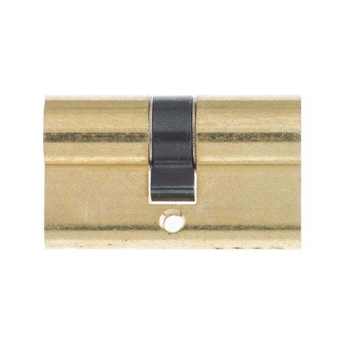 Yale 21072 Cilindro Sagomato Chiave-Chiave 40 X 31 = 71 Mm Chiave Piatta Cifratura Kd Ottone Satinato