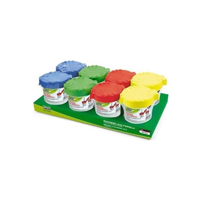Lebez 80124 Bicchiere Lava Pennelli in Colori Assortiti