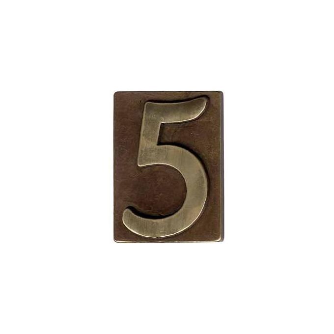 Lartistica Numero Civico Ottone Bronzato 8 60x80mm