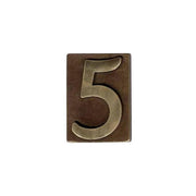 Lartistica Numero Civico Ottone Bronzato 0 60x80mm