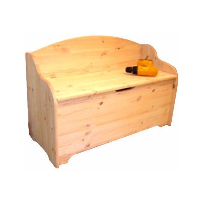 Cassapanca Legno Con Schienale 100X41 H 67