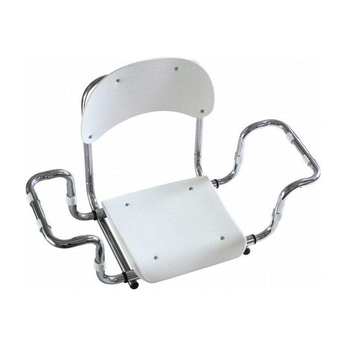 Xtra Sedile Vasca Bagno Polipropilene con Schienale