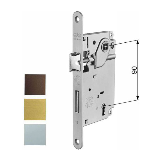 Agb Serrature Serratura Infilare Legno Centro E50 Bronzata 1001