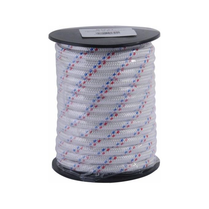 Rotolo Treccia Pp Mm 10 M 15 Bianca Fili Blu-Rossi