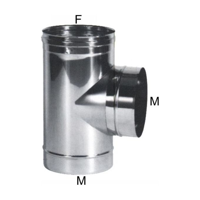 Maral Gomito T Inox 14 Laterale M