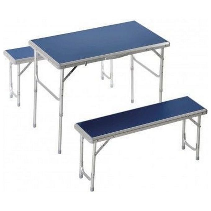 Your Self Set Pic Nic In Alluminio E Mdf Tavolo E 2 Panche Si Richiude A Valigetta 5012