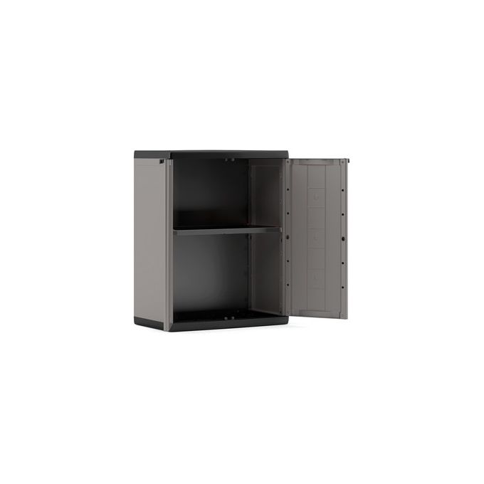 Keter Armadio da esterno in resina JOLLY Basso con 1 ripiano regolabile dimensioni 68x39x85h ideale per organizzare spazi esterni