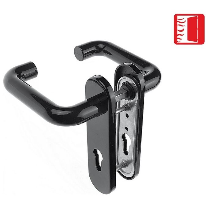 Corbin Pan210004 Coppia Maniglia Per Porte Tagliafuoco Quadro 9 Ambidestra
