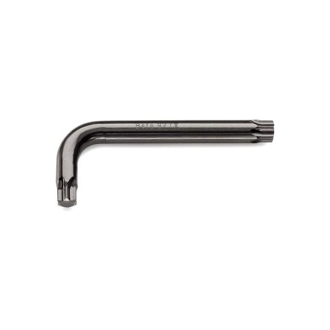 BETA Chiave Maschio Piegata per viti con Impronta torx Acciaio Brunito - 97tx 10