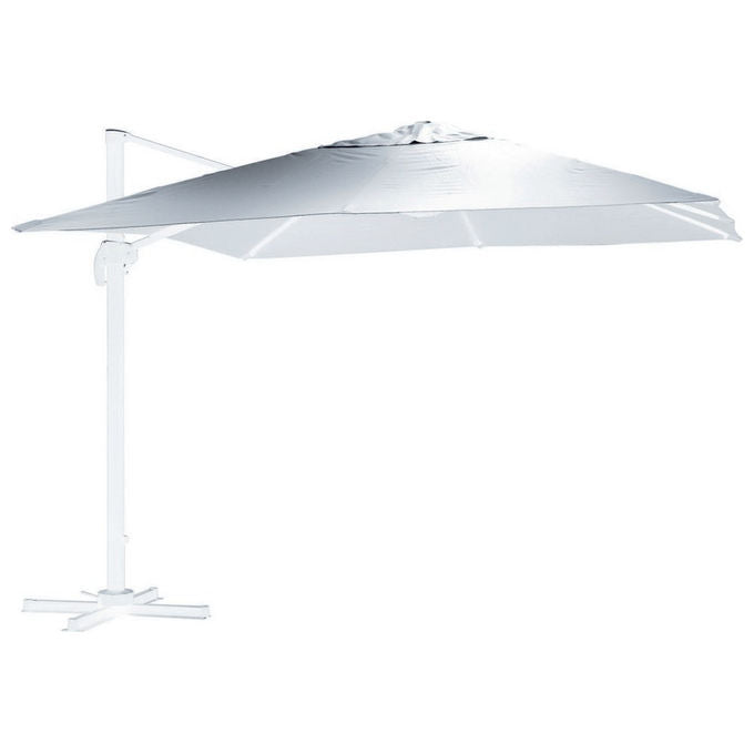 Ombrellone Alluminio Quadro Laterale Premium White Mt.3X3