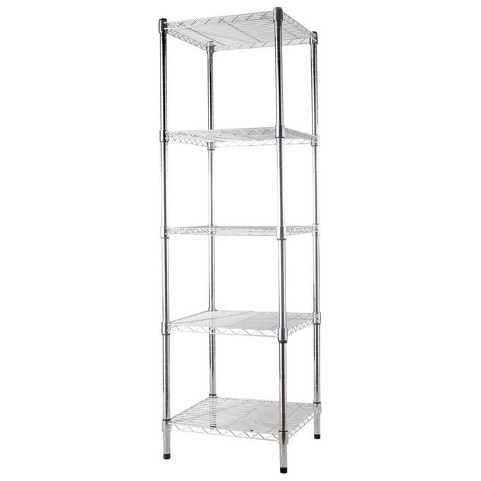 Scaffali Acciaio Cromato 5 Piani 45X45Xh150