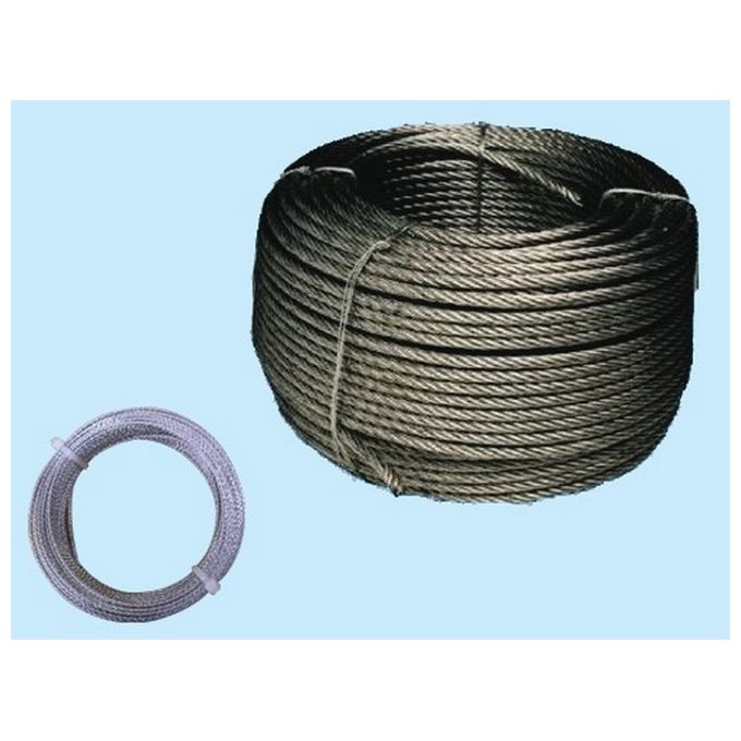 Brixo Fune Commerciale Zincata 6mm Rotolo 25mt