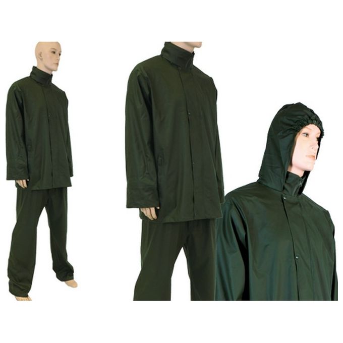 Brixo Completo Impermeabili Pu Verde Taglia XL