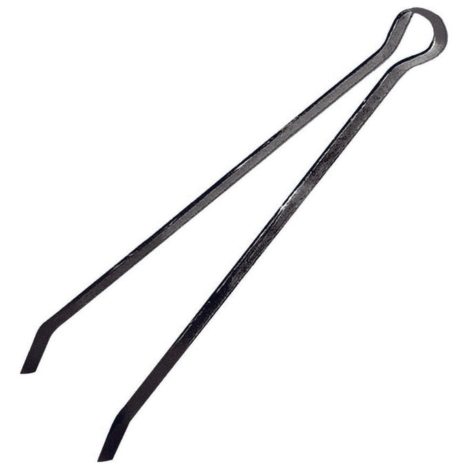 Pinza In Ferro Piatto Per Fuoco Camino Lunghezza 40cm