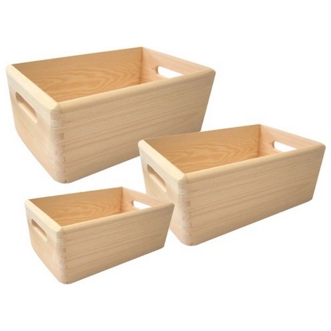 Alberiamo Set 3 Pezzi Cassette Portatutto