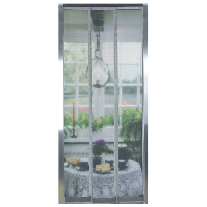 Zanzariera Stop Inset Fiber Per Porta 4 Teli 100X220