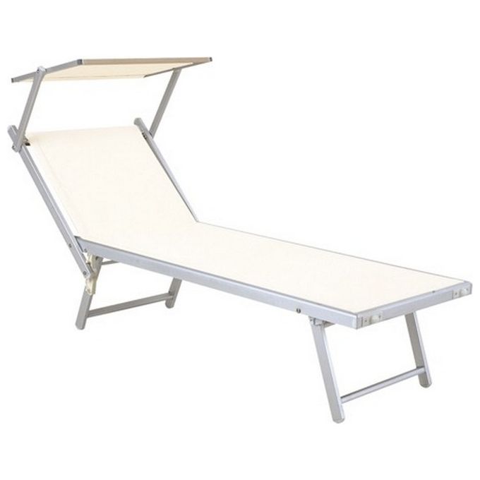 Brixo Lettino da Spiaggia Rimini Bianco