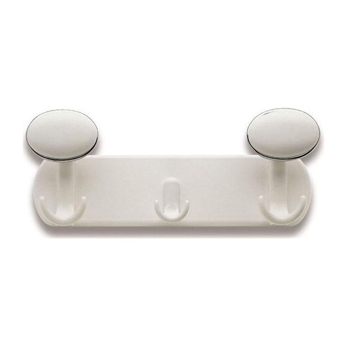 Mital Appendiabiti Resina 2P bianco-Nero 335X132 Ta92