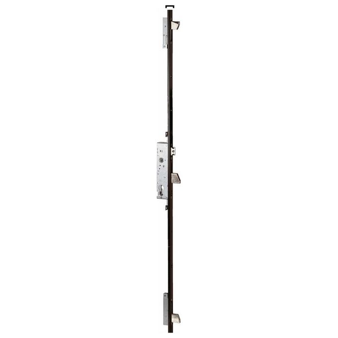 Cisa 46525250 Multipunto Meccanica E 25 Ambidestra Catenaccio Caduta Foro Sagomato Frontale Piatto 24 X 3
