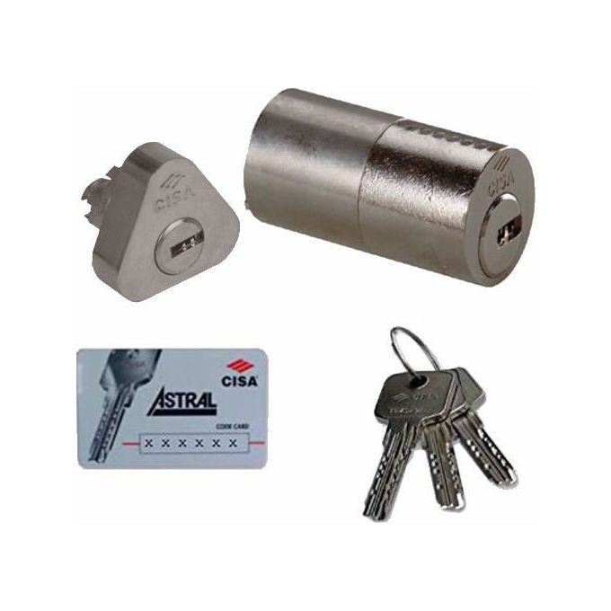 Cisa 0a116-00-0 Cilindro App. Tondo Doppio 50 Astral