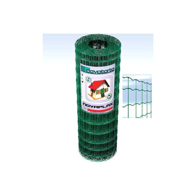 Cavatorta Rete Elettrosaldata E Plasticata, A Maglia Differenziata 25 X H. 0,8 Mt