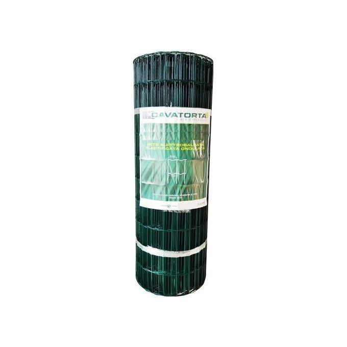 Cavatorta Rete Elettrosaldata Plastificata Maglie Rettangolari A Filo Ondulato 25 X H. 1,5 Mt