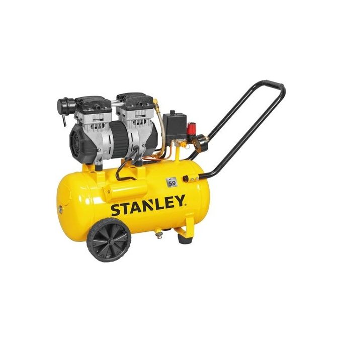 Stanley Compressore Silenziato DST 150 8 24 per Lavori di Fai da Te in Brico e Giardino