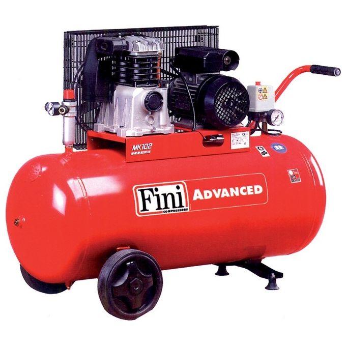 Fini Compressore Advanced Mk102 2M Lt90 Ideale per lUtilizzo in Giardino e nei Fai da Te con Qualita' e Affidabilita'