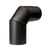 Ala Gomito Acciaio 90^ 12 Nero Ispezionabile 2Mm