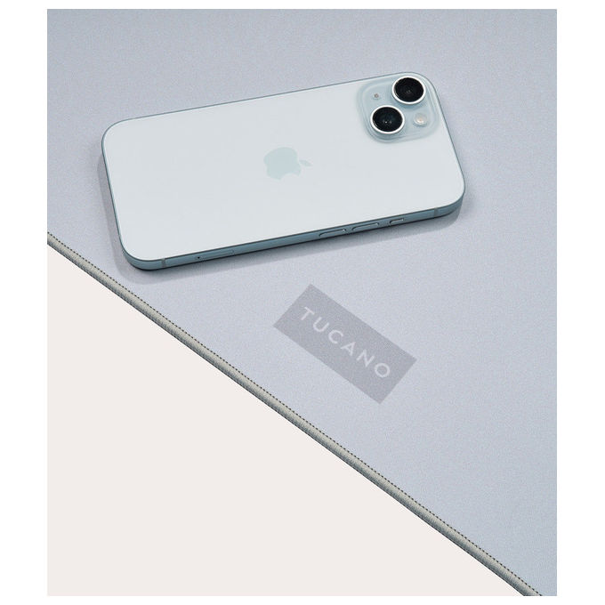 Tucano ONEDPGNEODESKPAD Tappetino Mouse Silver colore Silver