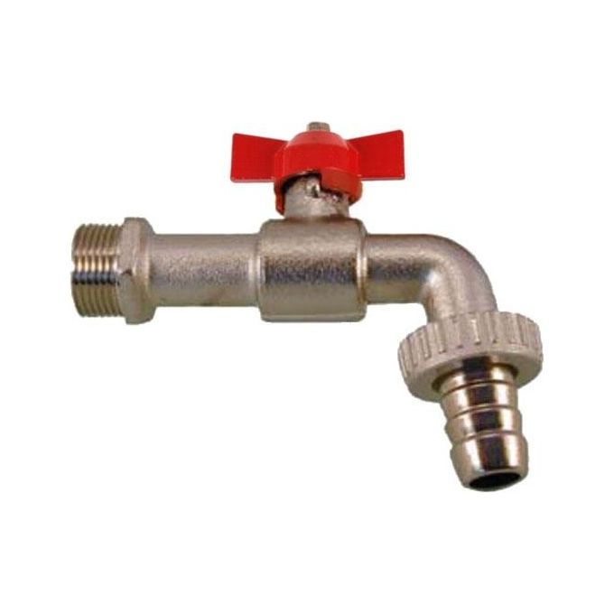 Rastelli Rubinetto Ottone Sfera 1-2 Farfalla Standard