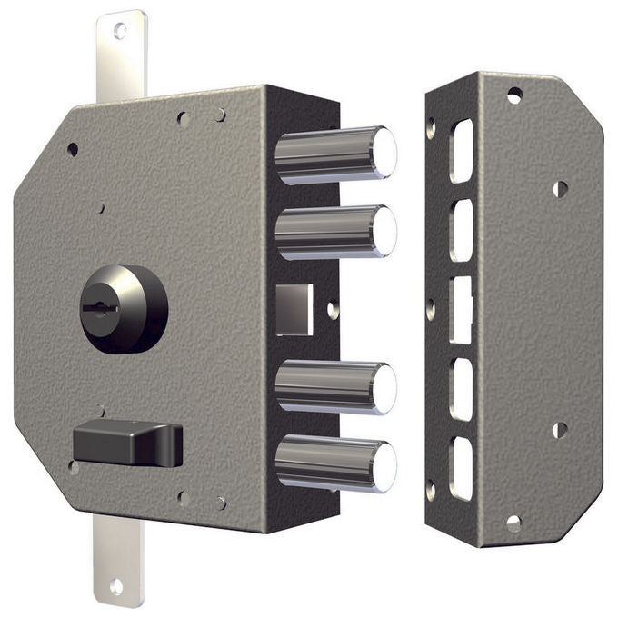 Serratura Cr Applicare Cil.60 A.3200C -02N Dx