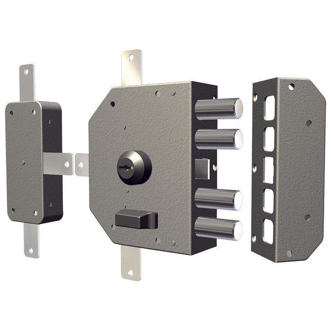 Serratura Cr Applicare Cil.60 A.3300C -02N Dx