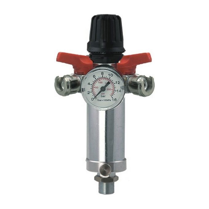Brixo 100501 Riduttore di Pressione per Compressore 50-100 Litri