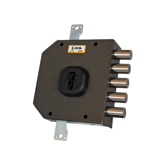 Moia A455Dxb Serratura Applicare A Cilindro Quintuplice E 63 Dx 5 Catenacci Interasse 26