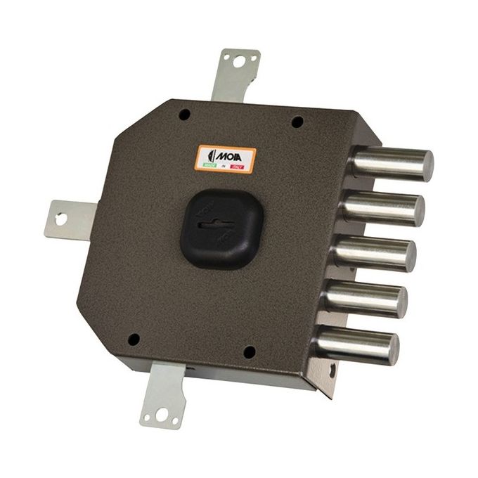 Moia A413Dx Serratura Applicare Doppia Mappa Triplice E 63 Dx 5 Catenacci Interasse 26