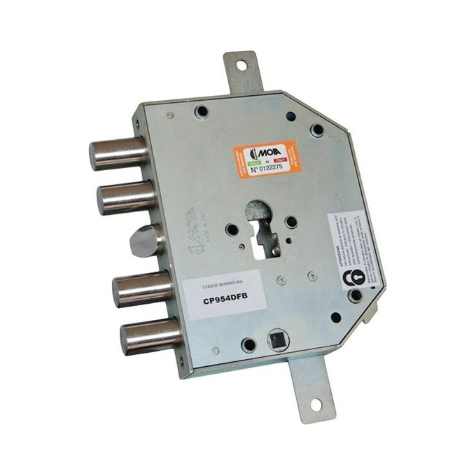 Moia Cp954Sfb Serratura Blindata A Cilindro Triplice E 60 Sx 4 Catenacci