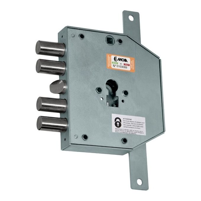 Moia Co654250D Serratura Blindata A Cilindro Triplice E 63 Dx 4 Catenacci 25