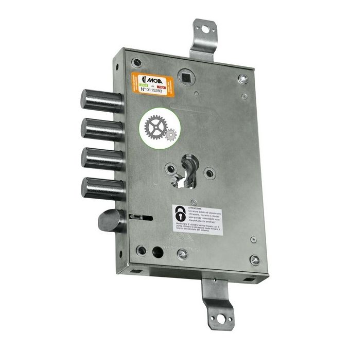 Moia Mef664280 Serratura Blindata A Cilindro Triplice E 63 4 Catenacci 3,5